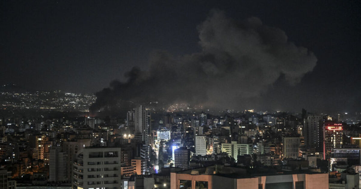 Son dakika haberi İsrail Beyrut’u yine vurdu